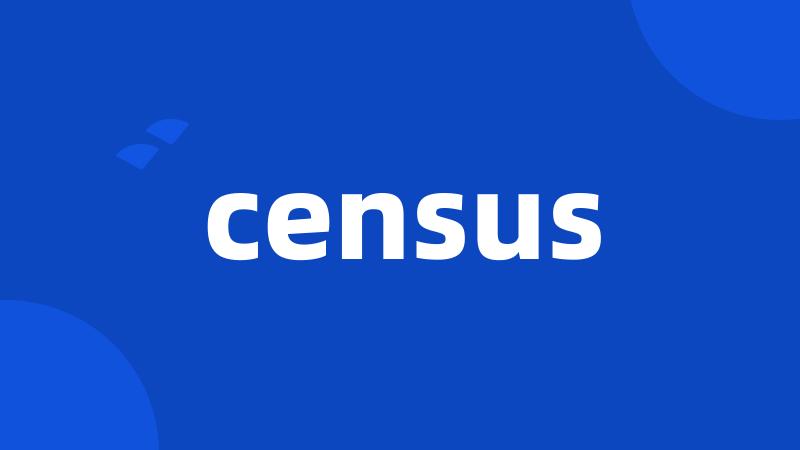 census