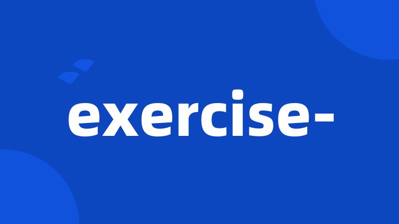 exercise-