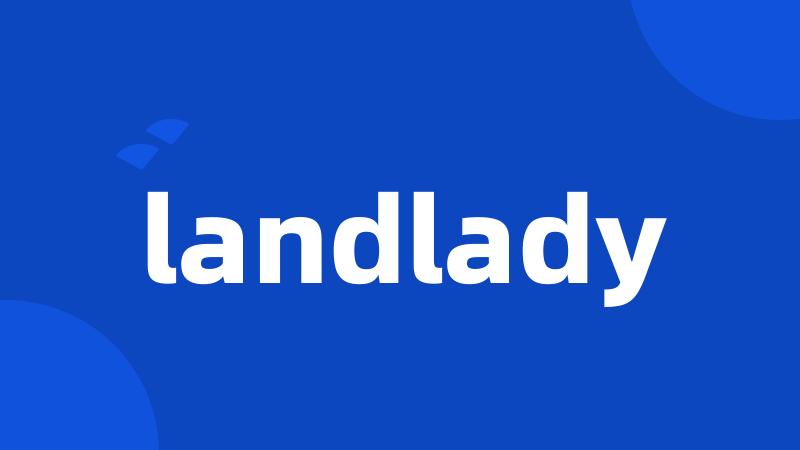 landlady