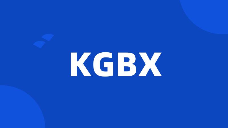 KGBX