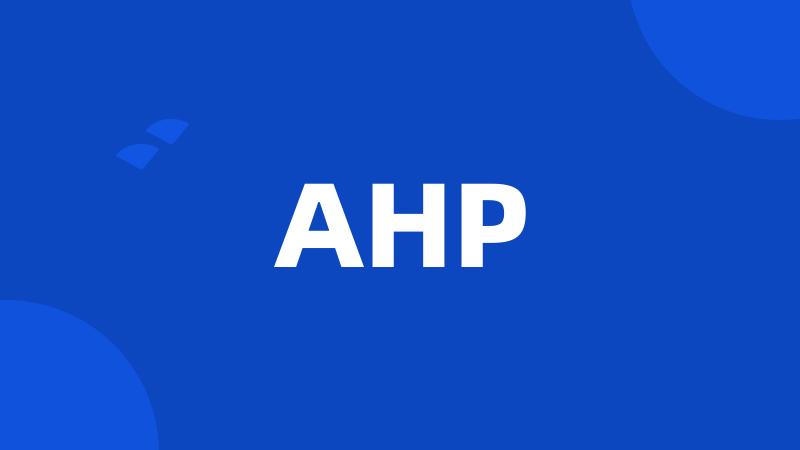 AHP