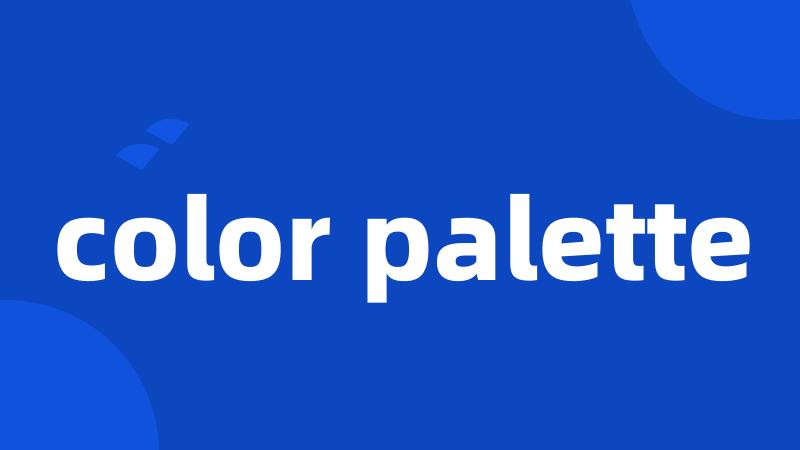 color palette