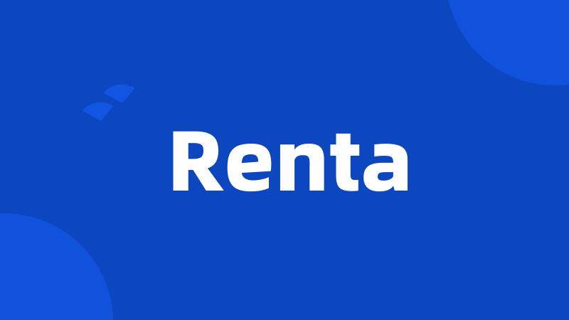 Renta