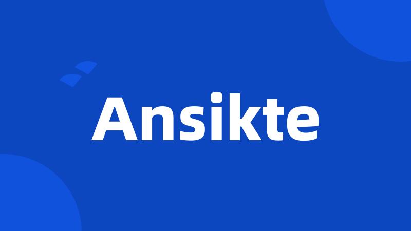 Ansikte