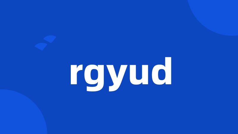 rgyud