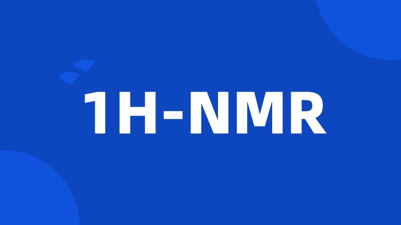 1H-NMR