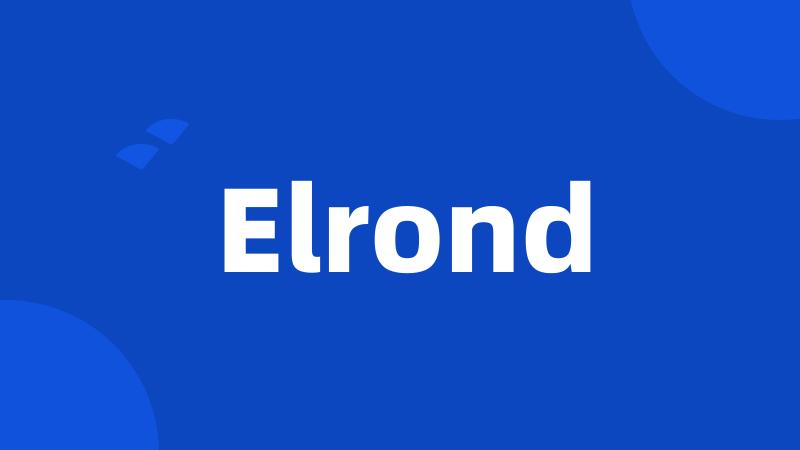 Elrond