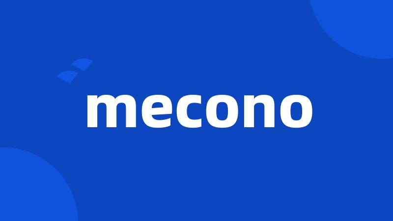 mecono