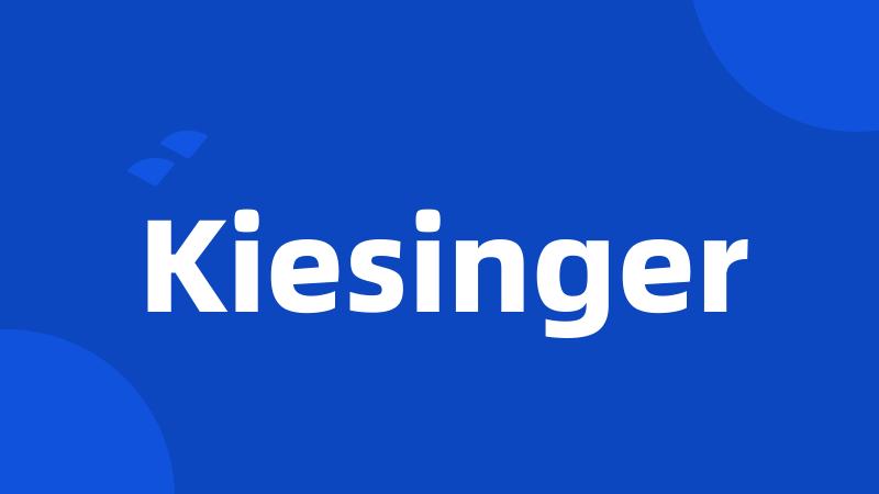 Kiesinger