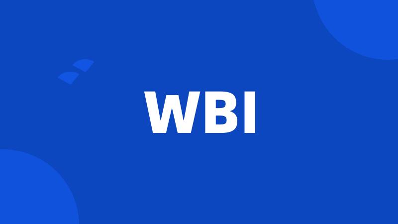 WBI