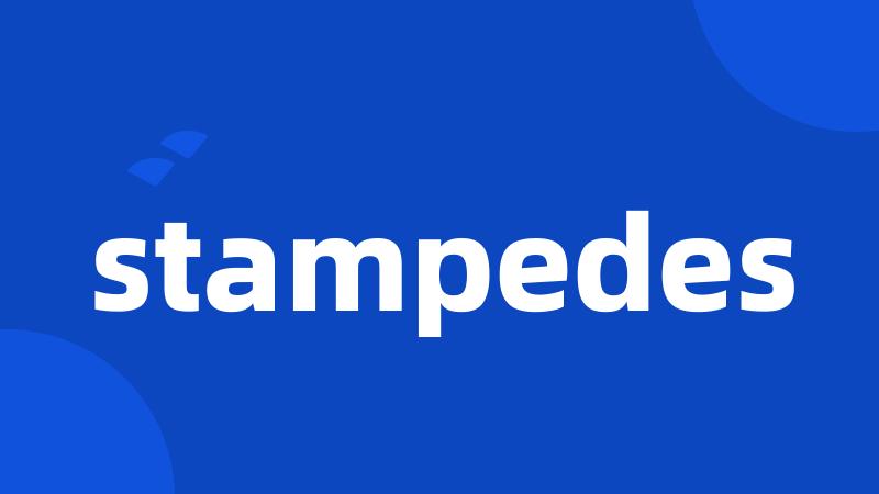 stampedes