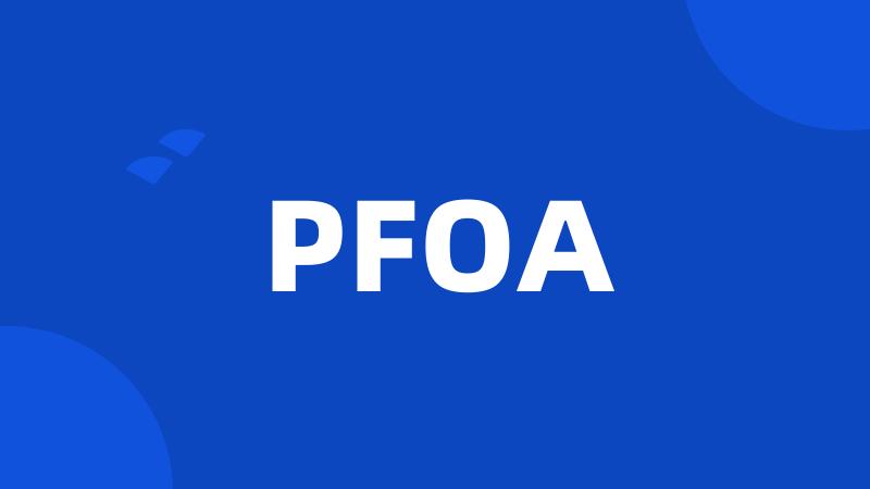 PFOA