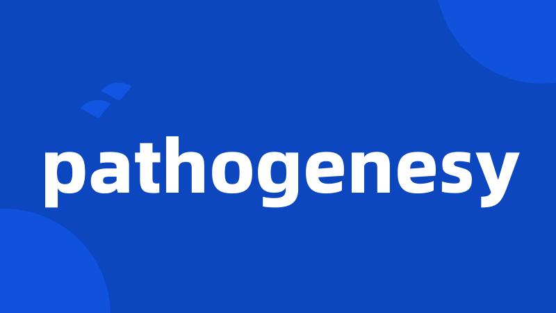 pathogenesy