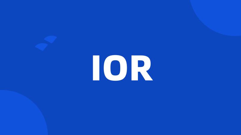 IOR