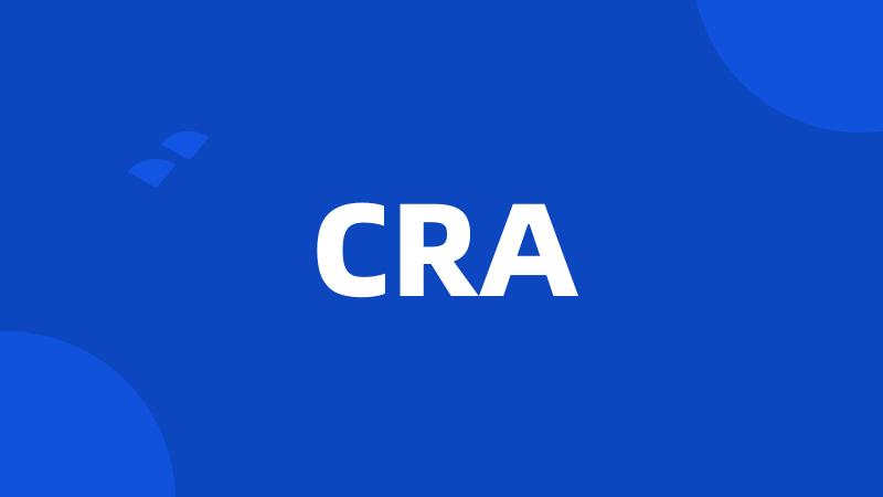 CRA