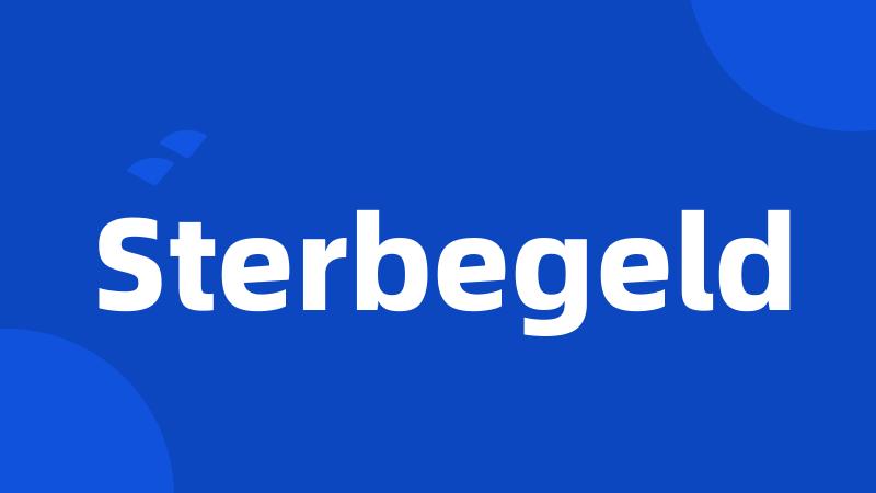 Sterbegeld