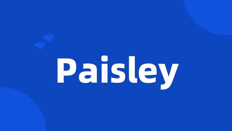 Paisley