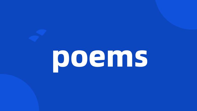 poems