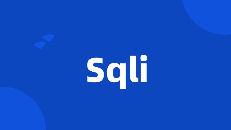 Sqli