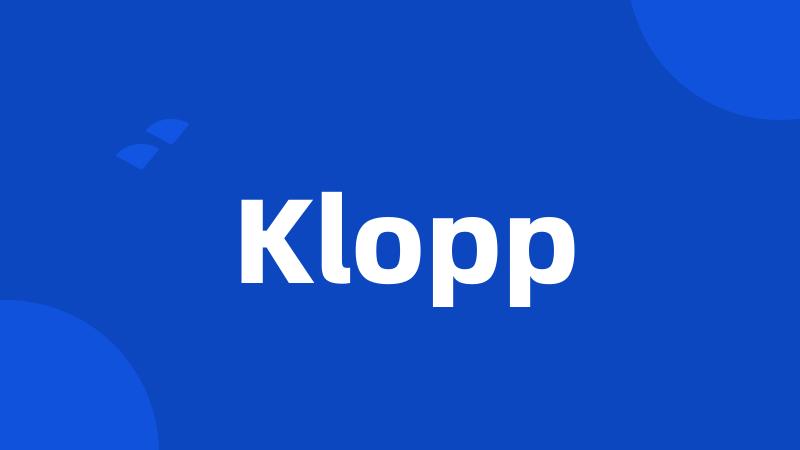 Klopp