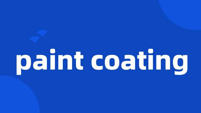 paint coating