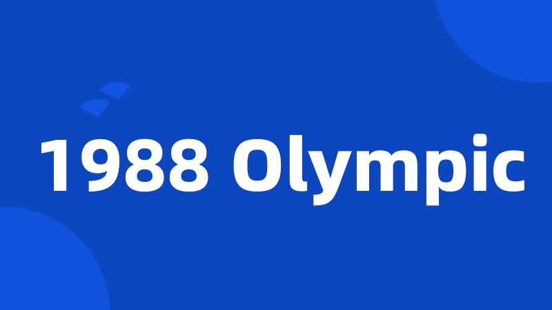 1988 Olympic