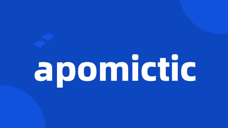 apomictic