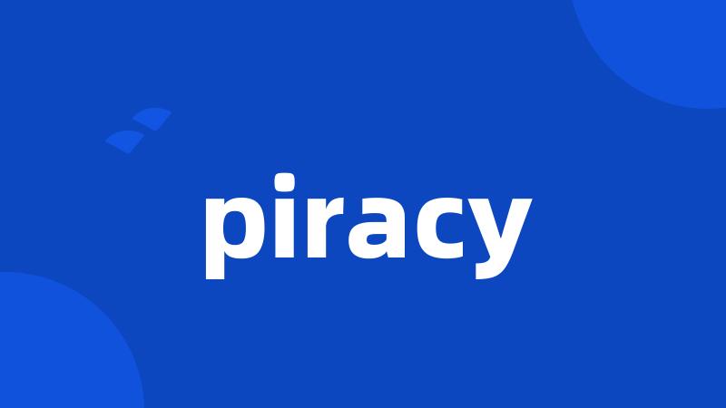 piracy