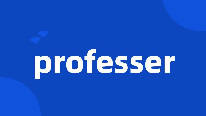 professer