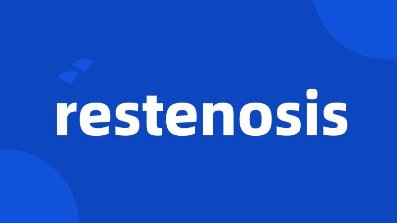 restenosis