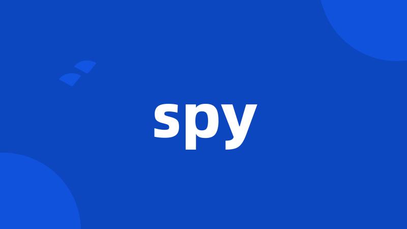 spy