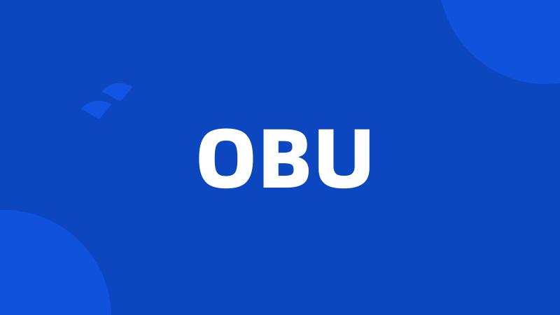 OBU