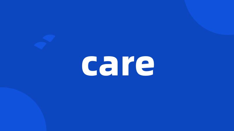 care