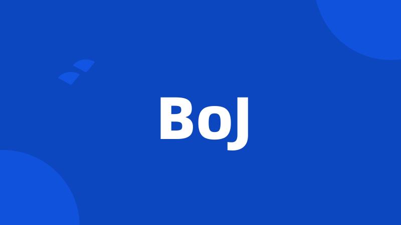 BoJ