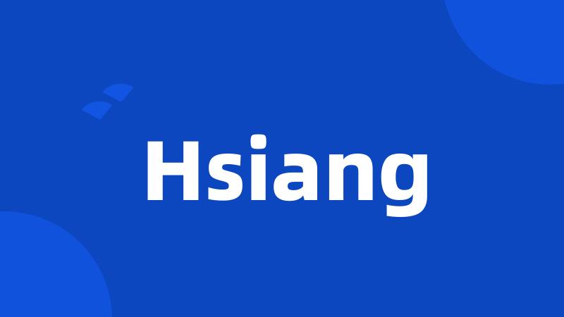 Hsiang