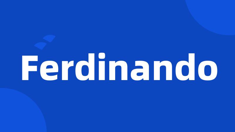 Ferdinando