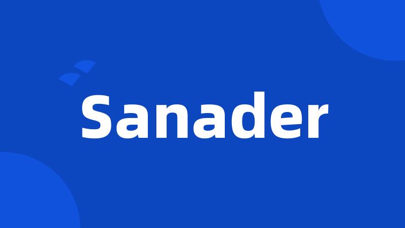 Sanader