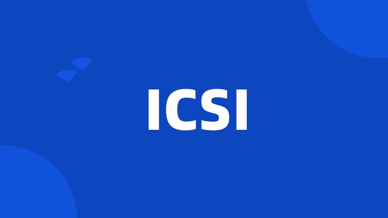 ICSI