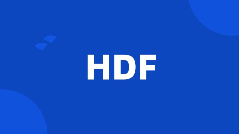 HDF