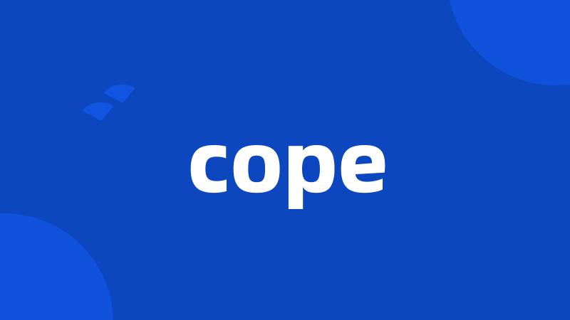 cope