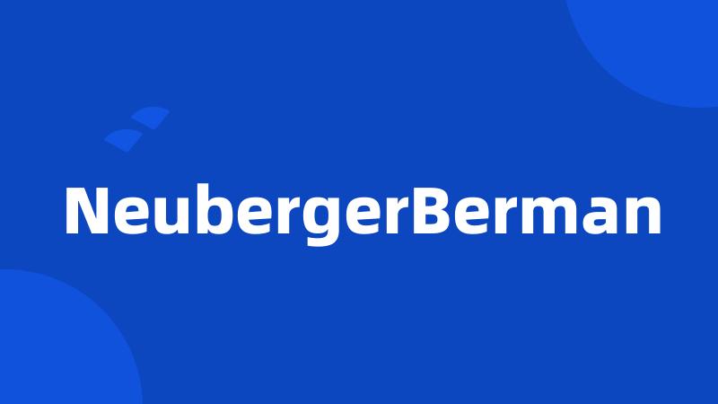 NeubergerBerman