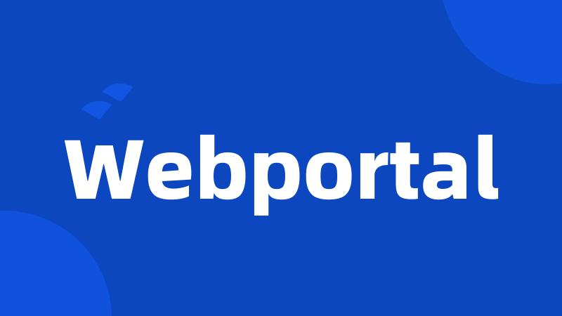 Webportal