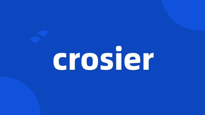 crosier