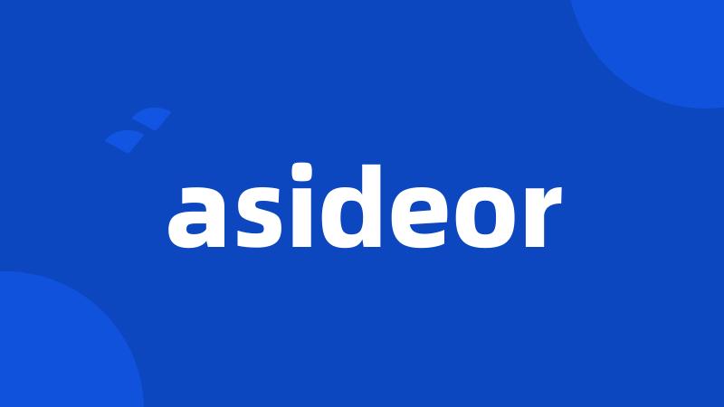 asideor