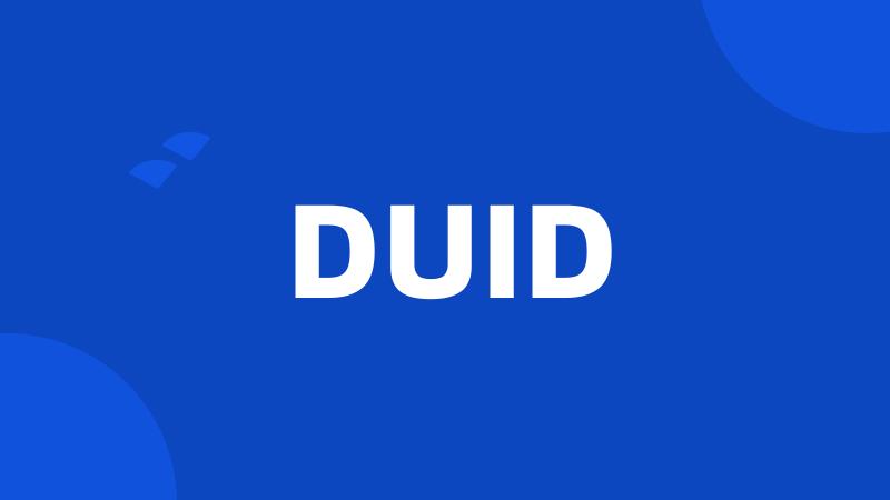 DUID