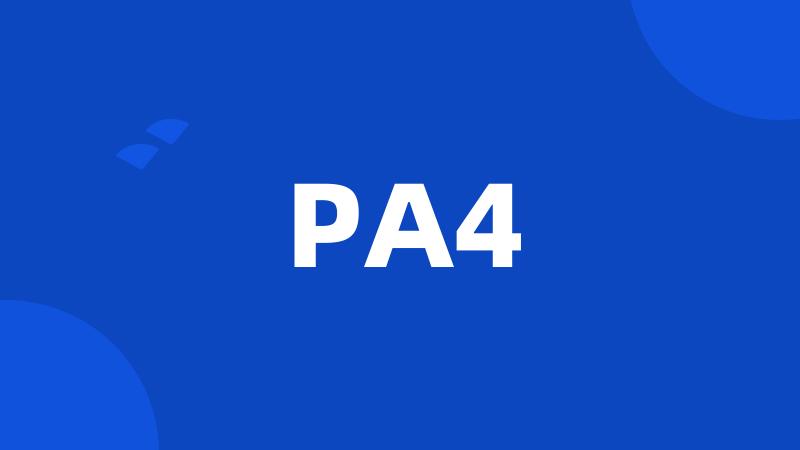 PA4