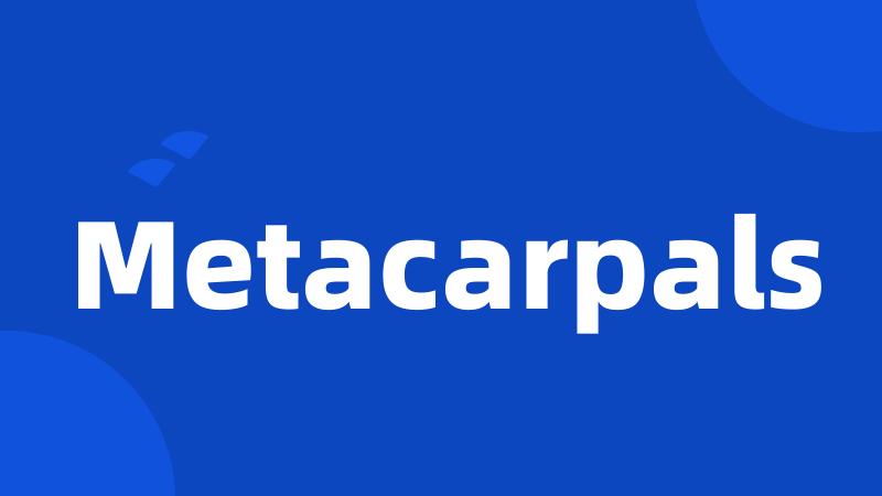 Metacarpals