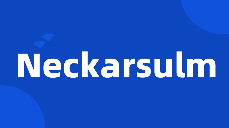 Neckarsulm