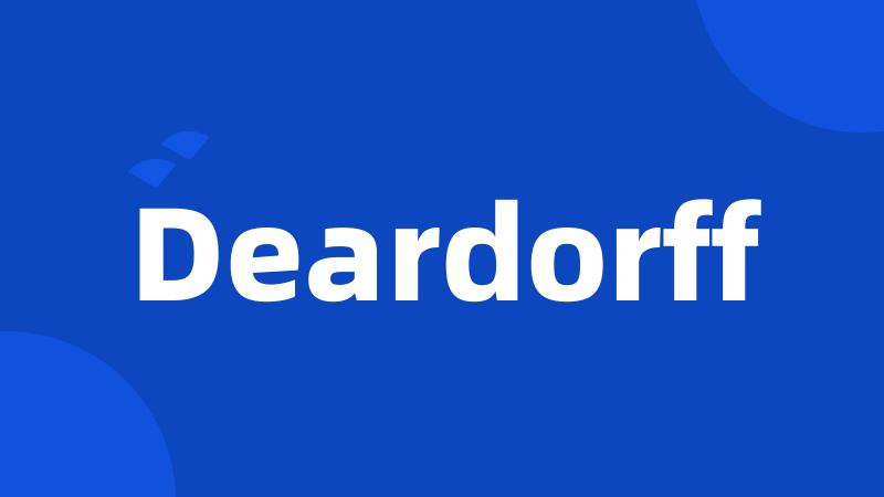 Deardorff