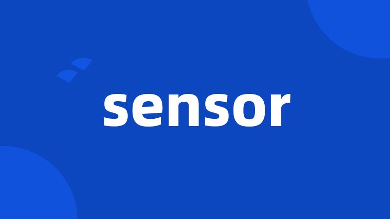 sensor